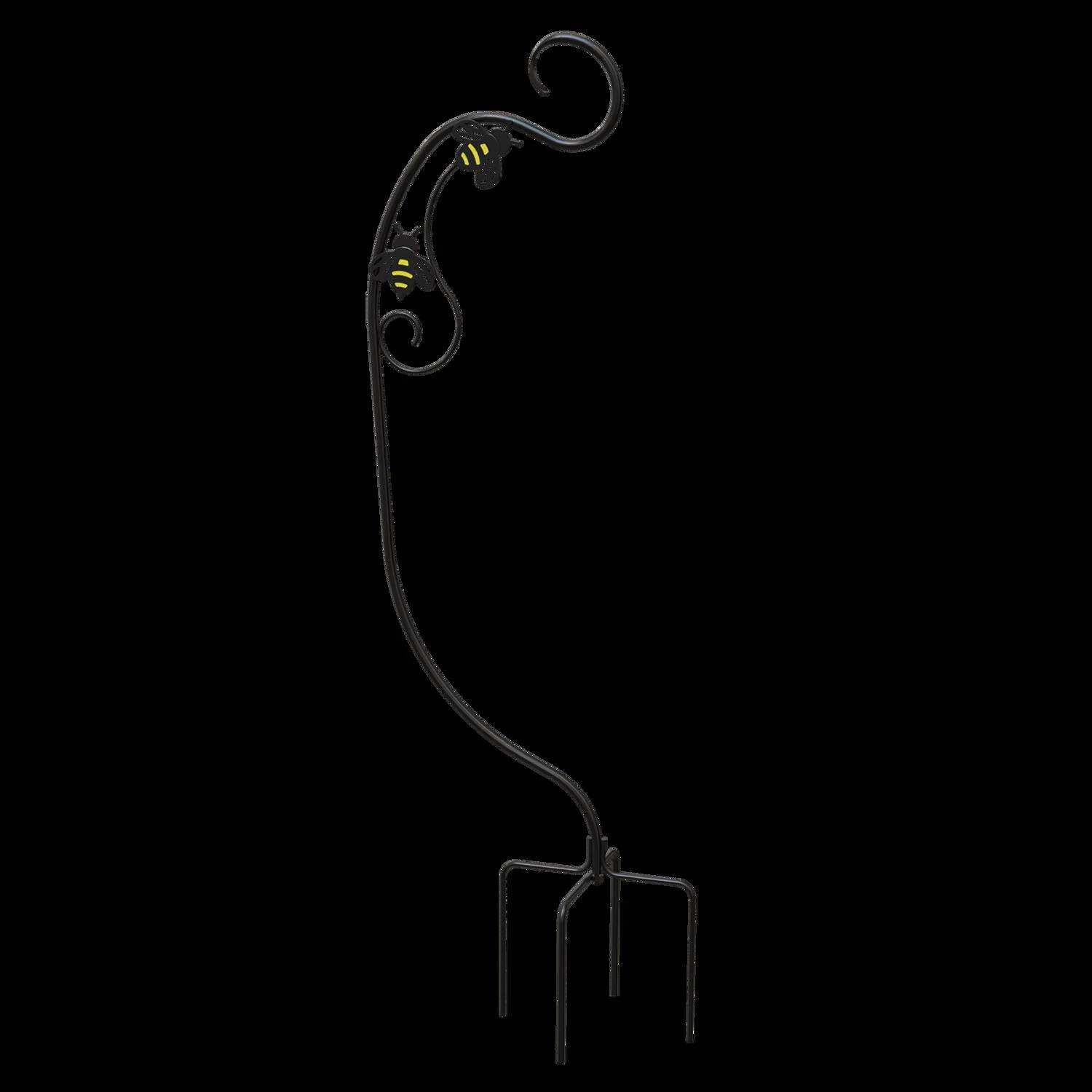 Panacea Black Metal 40 H Bee-Concous Shepherd's Hook 1 3 Panacea Black Metal 40 H Bee-Concous Shepherd's Hook 1