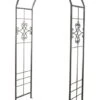 Panacea 90 In. H Black Steel Arbor