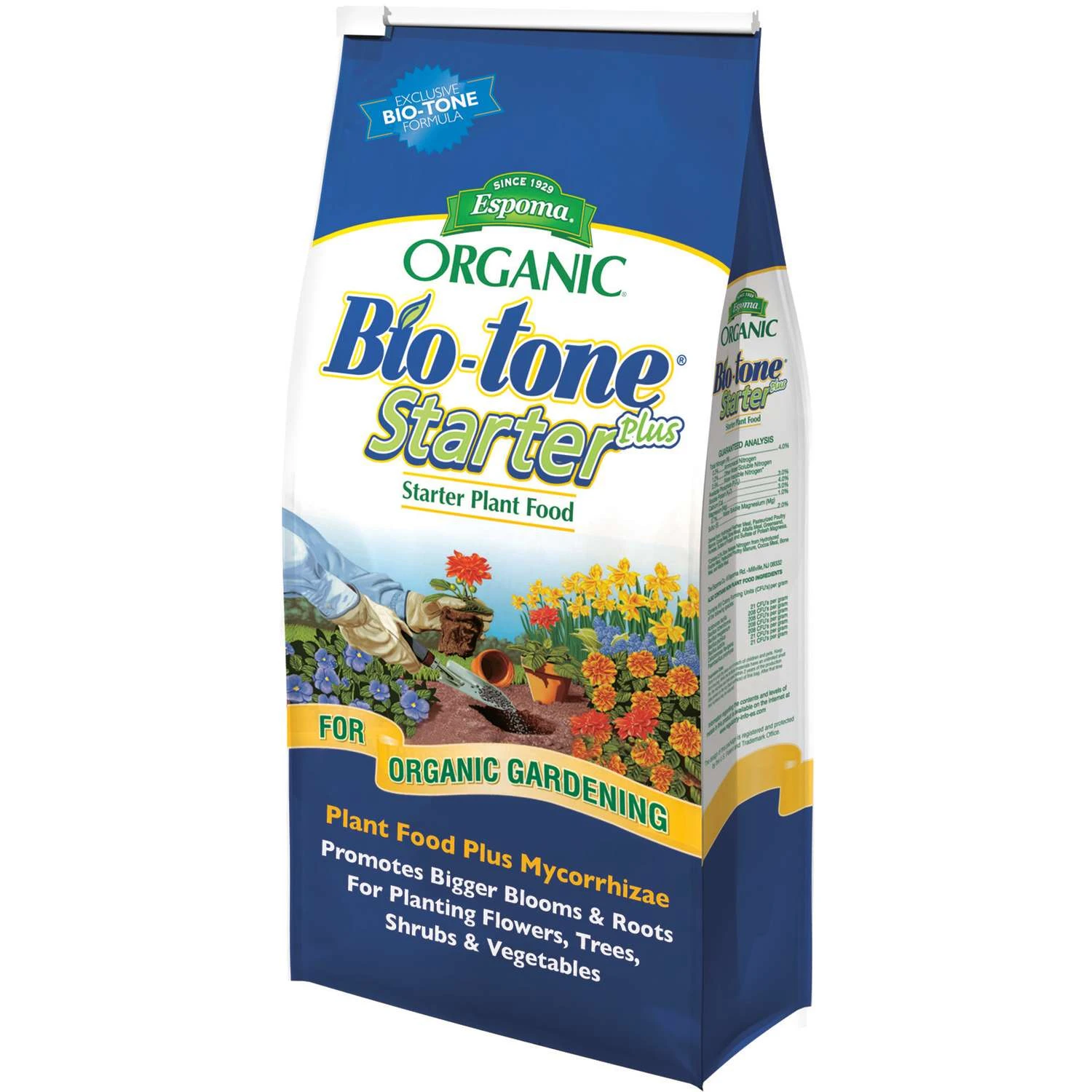 Espoma Bio-tone Starter Plus Organic Granules Plant Food 4 Lb 3 Espoma Bio-tone Starter Plus Organic Granules Plant Food 4 Lb