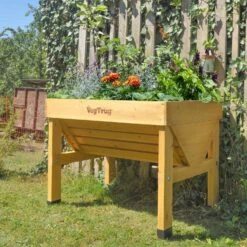 VegTrug VegTrug Classic 31.5 In. H X 40.7 In. W X 30 In. D Wood VegTrug Classic Planter Natural -ORBIT || ACE || TORO Shop 4cbbd880 1d3f 4d28 9eab 4dcc8e6ca25c