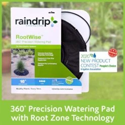 Raindrip For 1/4 In. Tubing Precision Watering Pad 0.5 In. H 1 Pk -ORBIT || ACE || TORO Shop 4f7d3fc7 5468 4f32 81d3 665290de58a6