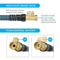 Hydrotech 5/8 In. D X 25 Ft. L Medium Duty Expandable Lightweight Garden Hose 12 Hydrotech 5/8 In. D X 25 Ft. L Medium Duty Expandable Lightweight Garden Hose -ORBIT || ACE || TORO Shop 50a1cc4c 2344 4c64 9841 4e20dacb3b2d