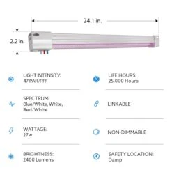 Feit Grow Fixtures Hydroponic Grow Light 27 W -ORBIT || ACE || TORO Shop 51a66c0d 1619 4eb1 9f74 a4f9e553b5b2
