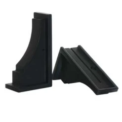 Mayne Fairfield 6 In. H X 3.5 In. W Black Plastic Brackets