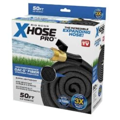 Xhose Pro Big Boss 5/8 In. D X 50 Ft. L Heavy Duty Commercial Grade Expandable Garden Hose