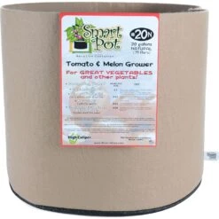 Smart Pot Tomato & Melon 15.5 In. H X 20 In. W X 20 In. D X 20 In. D Geo-Thermal Fabric Grow Bag Pla