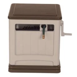 Suncast Smart Trak 225 Ft. Beige Free Standing Hideaway Hose Reel