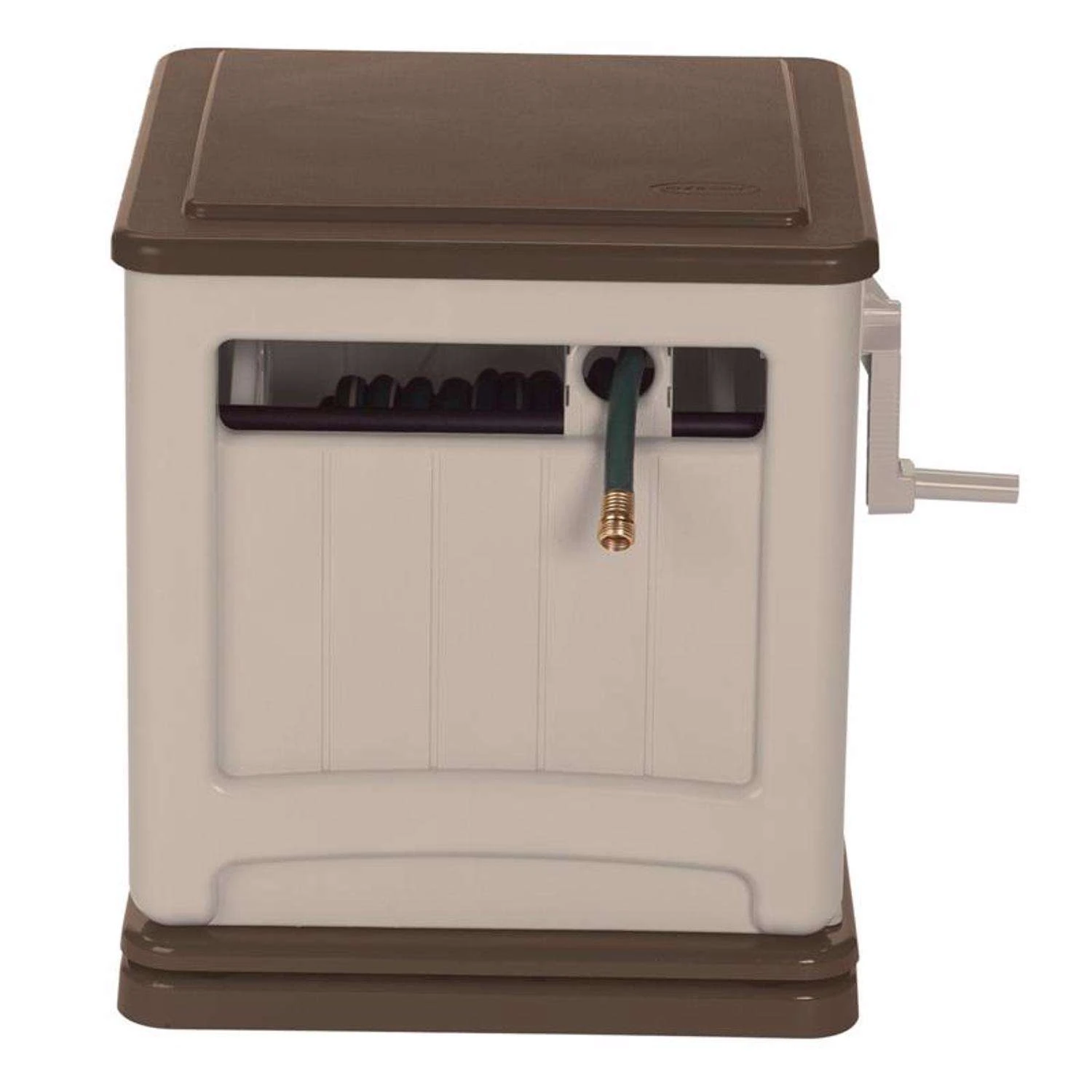 Suncast Smart Trak 225 Ft. Beige Free Standing Hideaway Hose Reel 3 Suncast Smart Trak 225 Ft. Beige Free Standing Hideaway Hose Reel