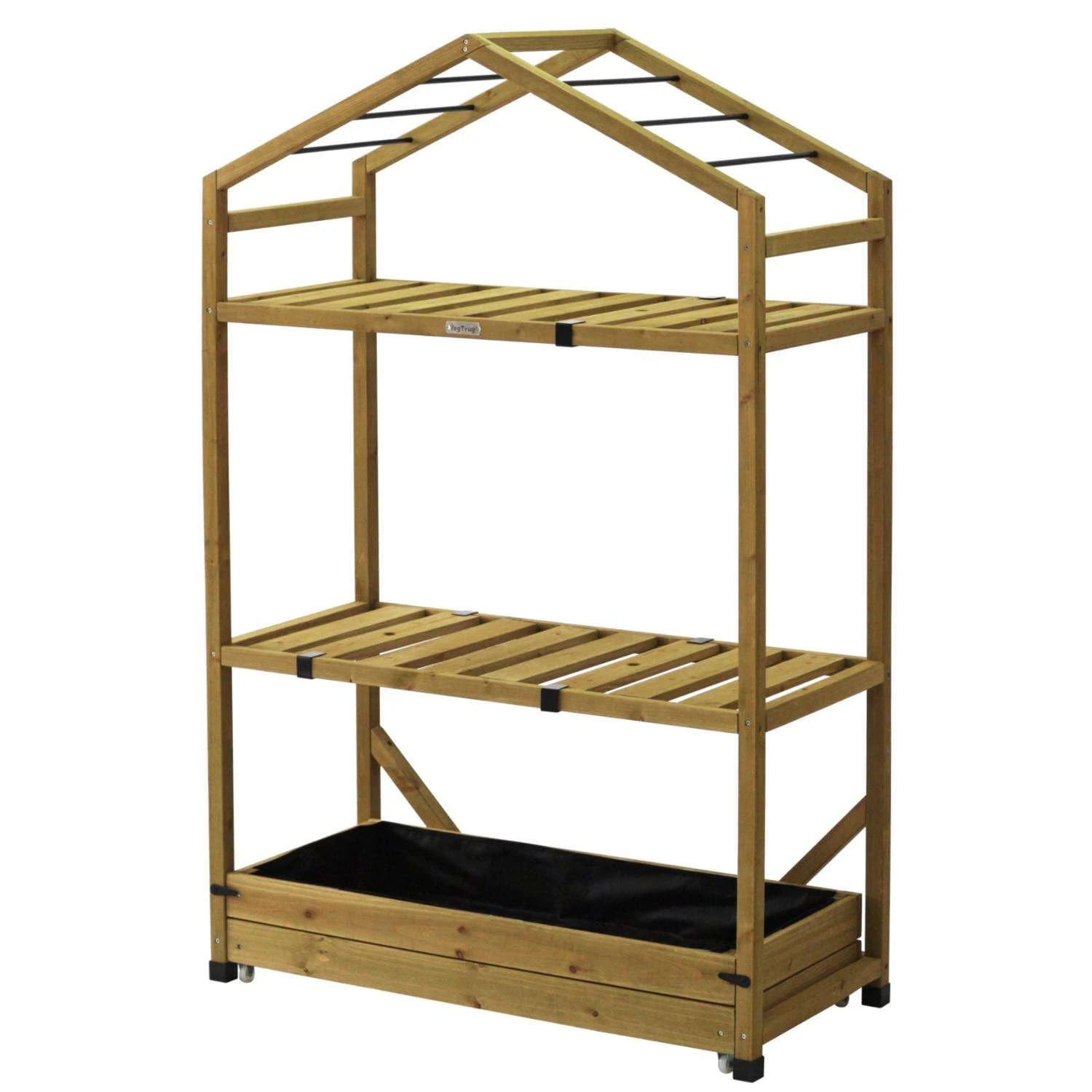 VegTrug Tomato Greenhouse Natural 65.7 In. H X 43.7 In. W Greenhouse 4 VegTrug Tomato Greenhouse Natural 65.7 In. H X 43.7 In. W Greenhouse - Image 2