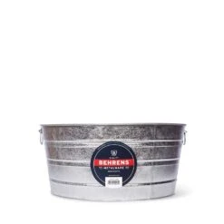 Behrens 17 Gal Galvanized Steel Tub Round