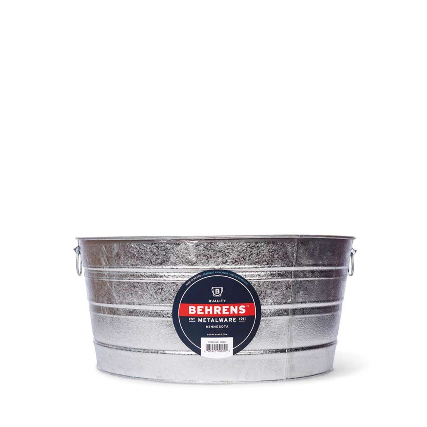 Behrens 17 Gal Galvanized Steel Tub Round 3 Behrens 17 Gal Galvanized Steel Tub Round
