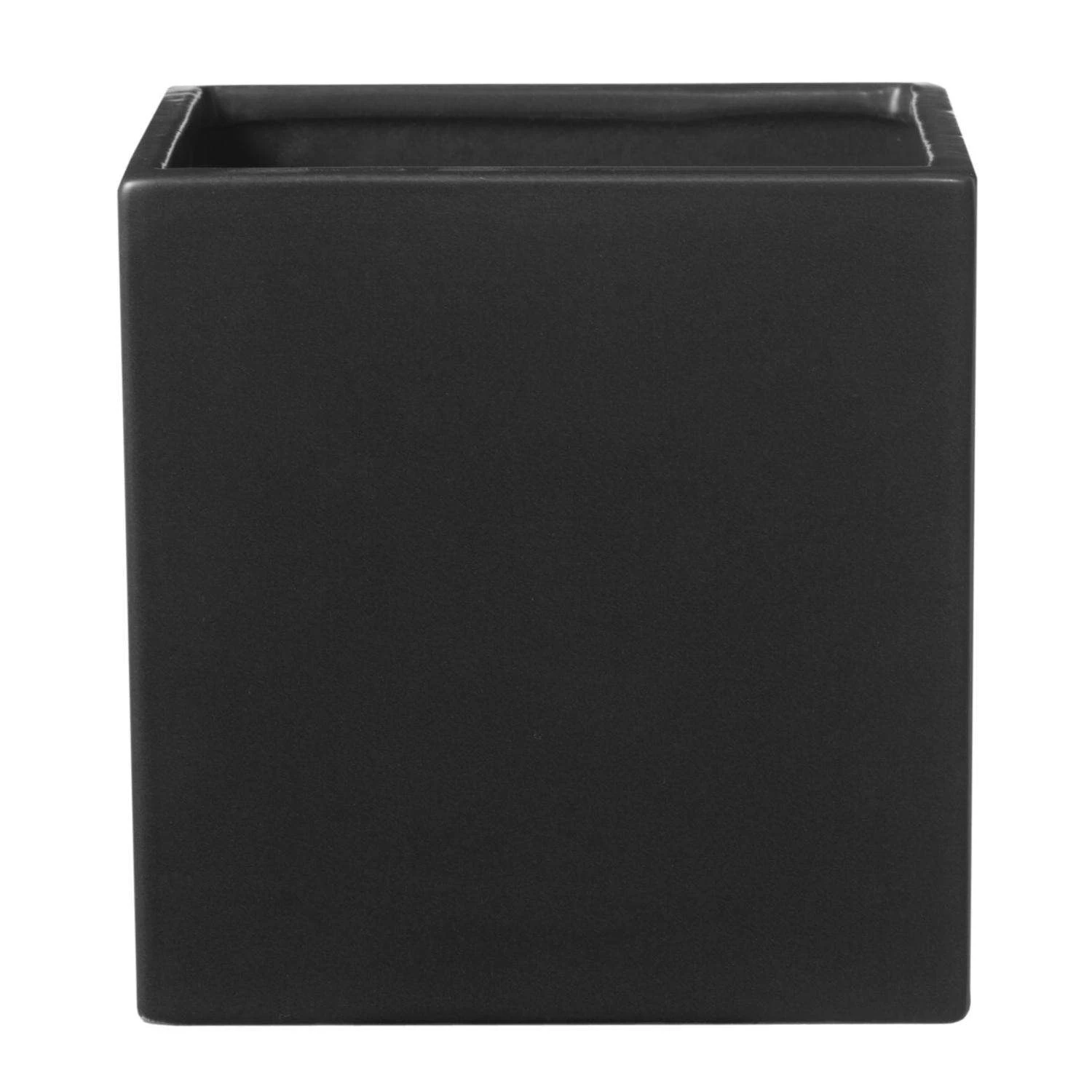 SK Pottery 6.7 In. H X 6.7 In. W X 6.7 In. D Clay Latina Ceramic Pot Anthracite 3 SK Pottery 6.7 In. H X 6.7 In. W X 6.7 In. D Clay Latina Ceramic Pot Anthracite