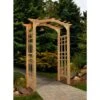 Vita Westwood 85.5 In. H Brown Wood Garden Arbor