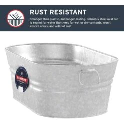 Behrens 10.5 Gal Steel Tub Oval -ORBIT || ACE || TORO Shop 5c400270 94b8 4290 88e4 059bc34899d9