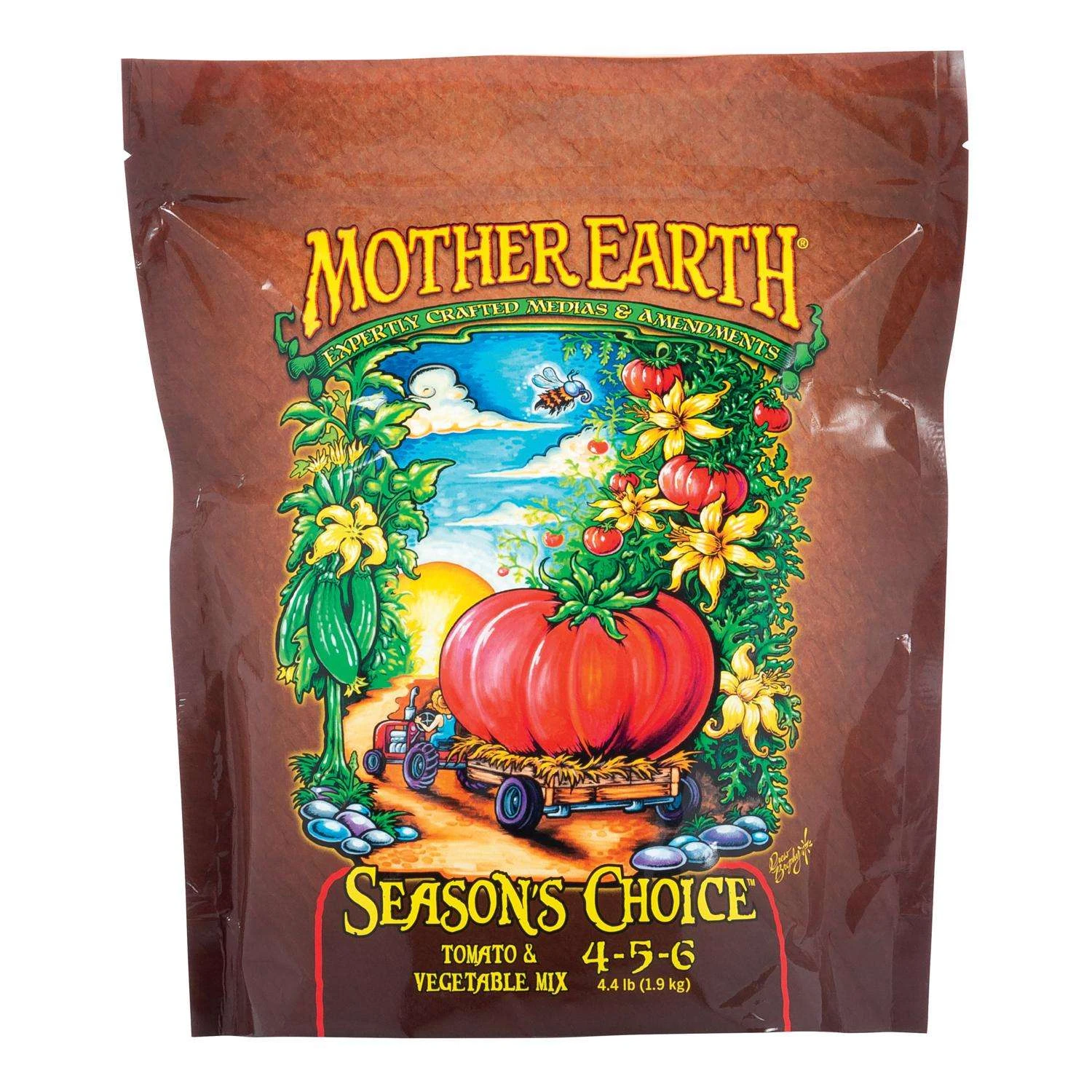 Mother Earth Seasons Choice Vegetables 4-5-6 Fertilizer 4.4 Lb 3 Mother Earth Seasons Choice Vegetables 4-5-6 Fertilizer 4.4 Lb