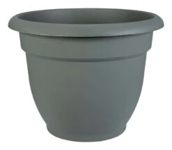 Bloem 10.2 In. H X 12 In. D Resin Ariana Planter Thyme Green