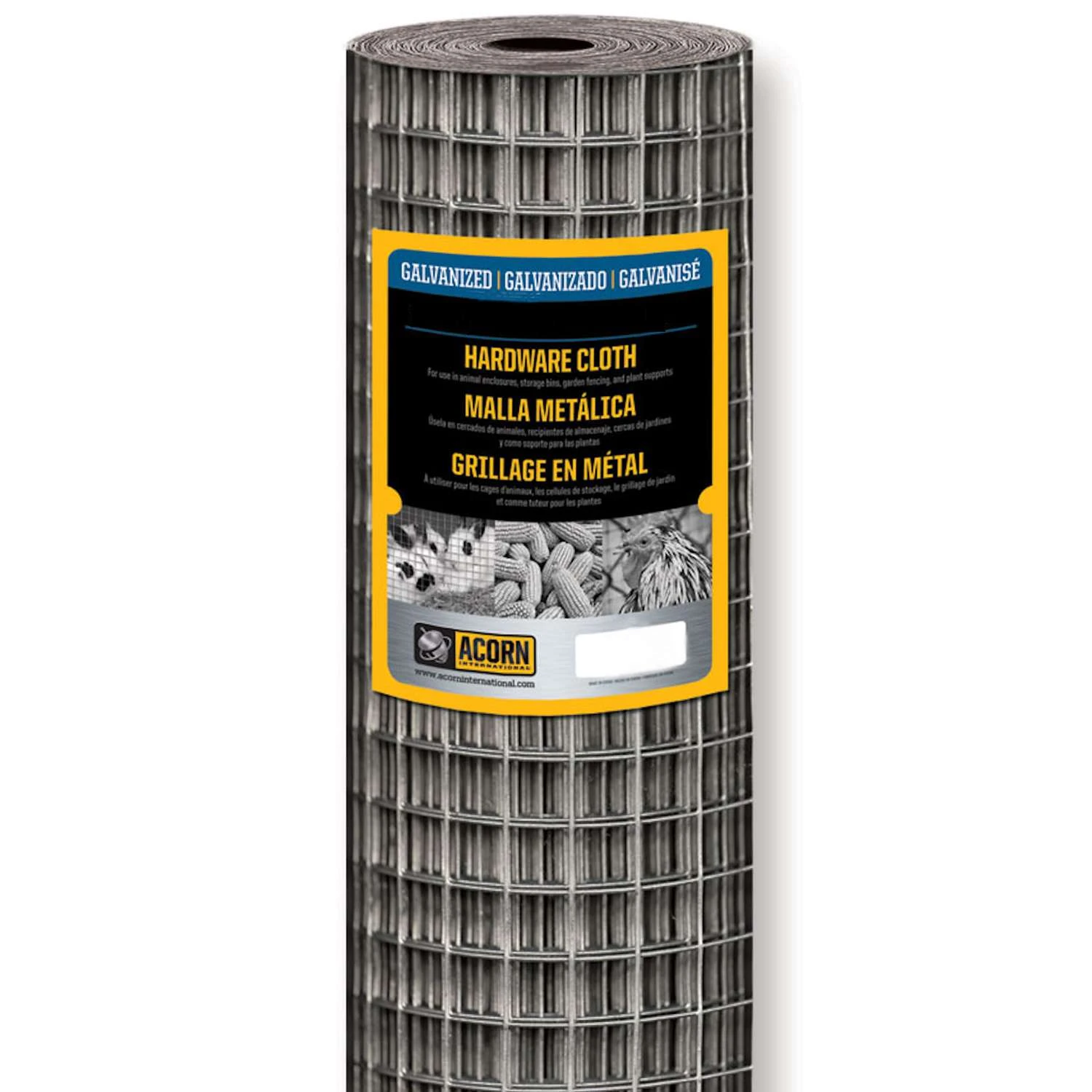 Acorn International 48 In. H X 50 Ft. L Galvanized Steel Hardware Cloth 1/4 In. 3 Acorn International 48 In. H X 50 Ft. L Galvanized Steel Hardware Cloth 1/4 In.