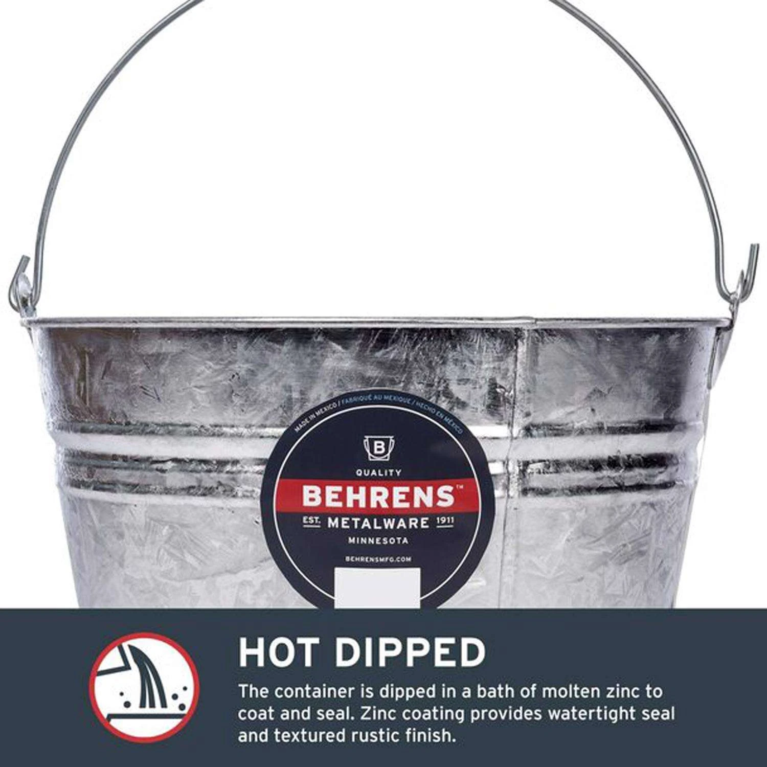 Behrens 4.25 Gal Pail Gray 6 Behrens 4.25 Gal Pail Gray - Image 4