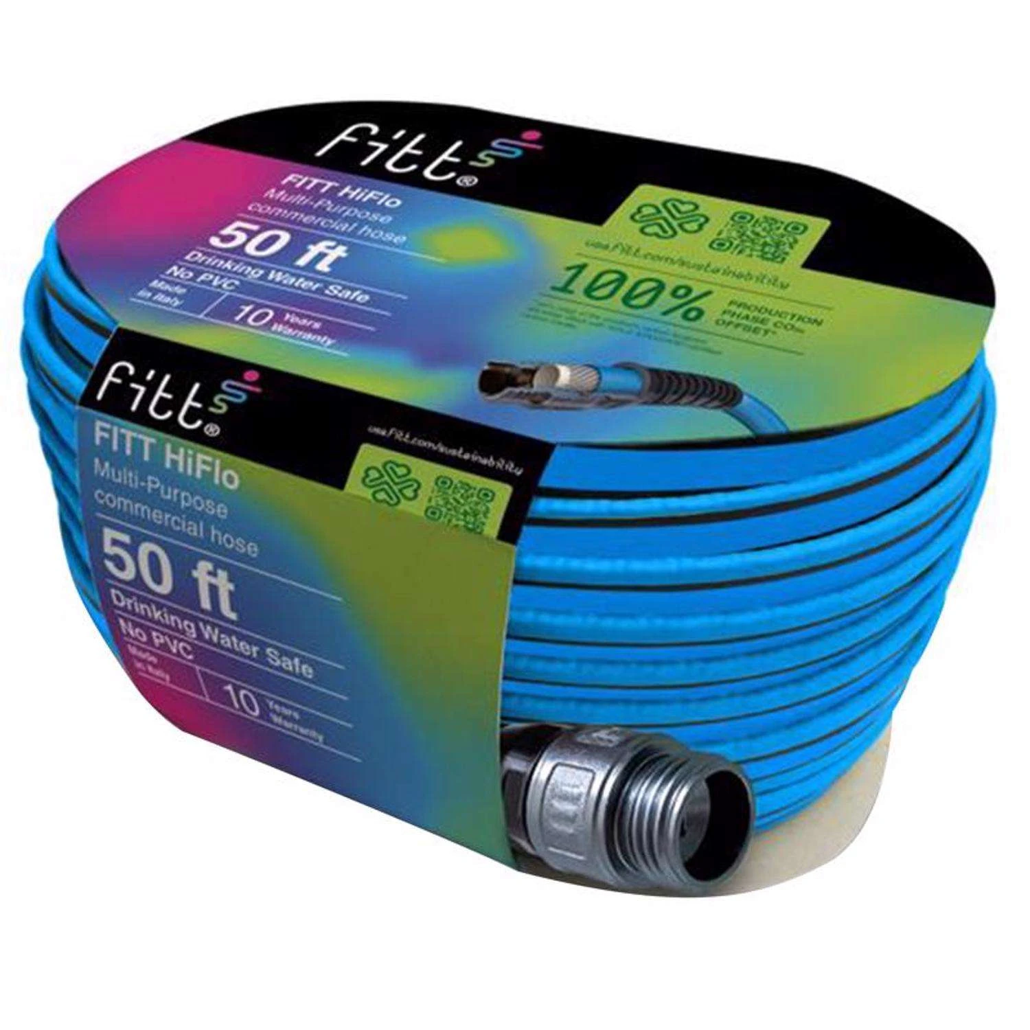 Fitt HiFlo 50 Ft. L Medium Duty Commercial Grade Lightweight Garden Hose 3 Fitt HiFlo 50 Ft. L Medium Duty Commercial Grade Lightweight Garden Hose