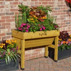 VegTrug 31.4 In. H X 30 In. W X 40.5 In. D Cedar Classic Garden Planter Natural -ORBIT || ACE || TORO Shop 62f7dc7e 433c 414f a40b 70e3d3fbcc9b