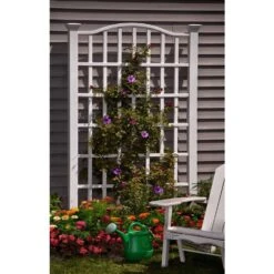 Vita Grande 96 In. H White Vinyl Garden Trellis 9 Vita Grande 96 In. H White Vinyl Garden Trellis -ORBIT || ACE || TORO Shop 6666f561 bda7 48b7 b27b 44918e871be5