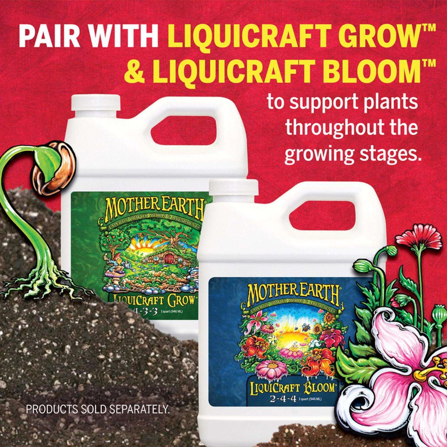 Mother Earth Liquid Floressence Bloom Plant Supplement 1 Qt 10 Mother Earth Liquid Floressence Bloom Plant Supplement 1 Qt - Image 8