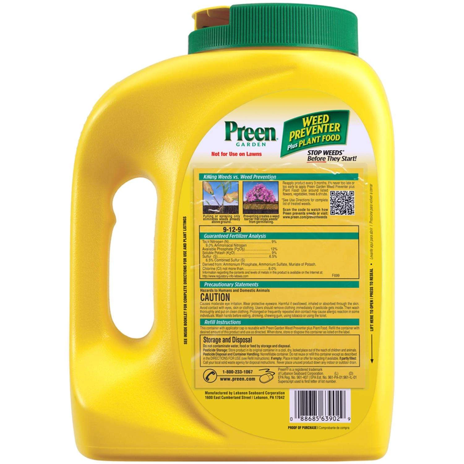 Preen Granules Weed Preventer & Fertilizer 5.625 Lb 9 Preen Granules Weed Preventer & Fertilizer 5.625 Lb - Image 7