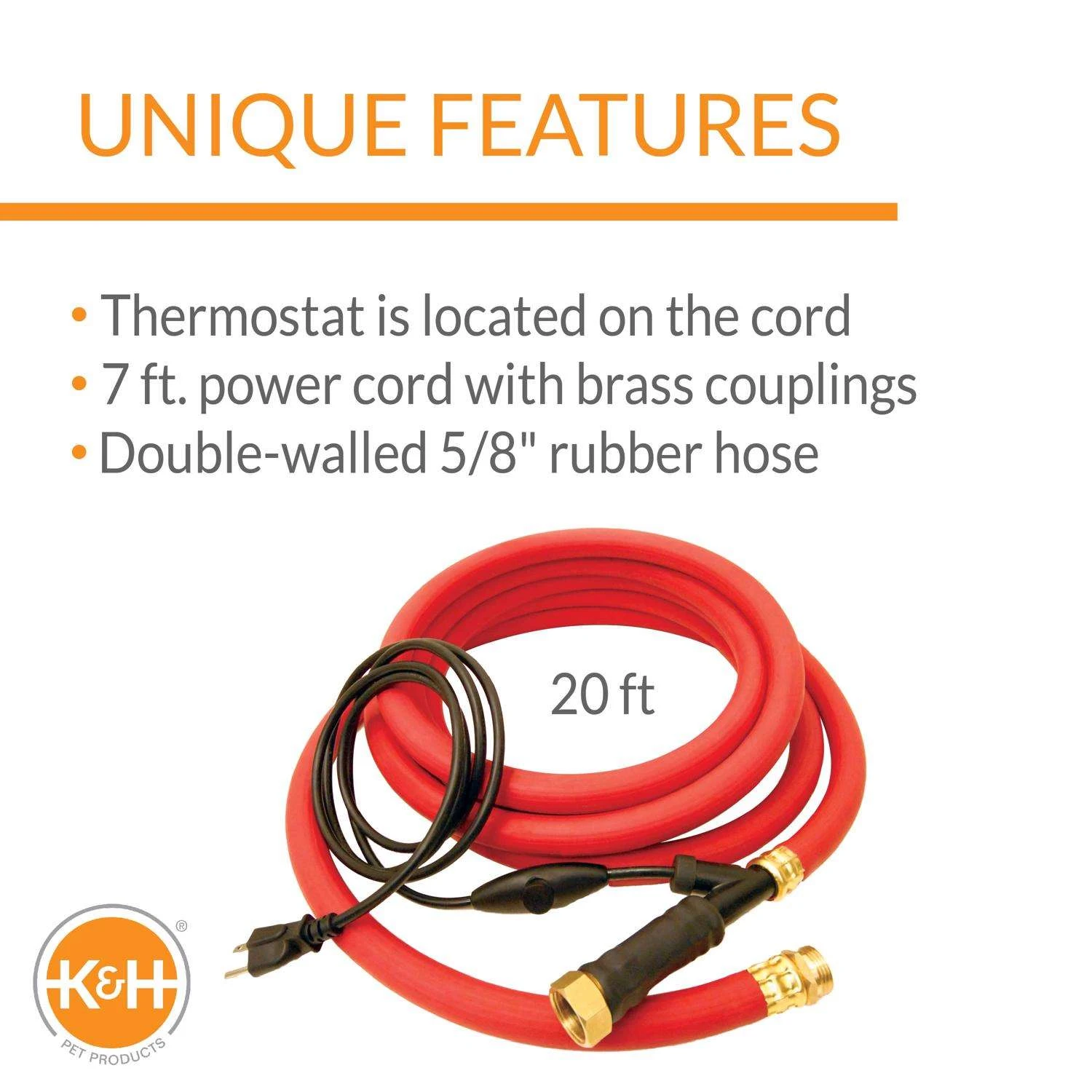 K&H Pet Prodcuts Heated Hose For Livestock 4 K&H Pet Prodcuts Heated Hose For Livestock - Image 2