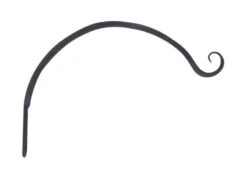 Panacea Black Wrought Iron 7 In. H Curved Plant Hook 1 Pk