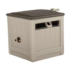 Suncast Smart Tube 225 Ft. Beige Free Standing Hideaway Hose Reel