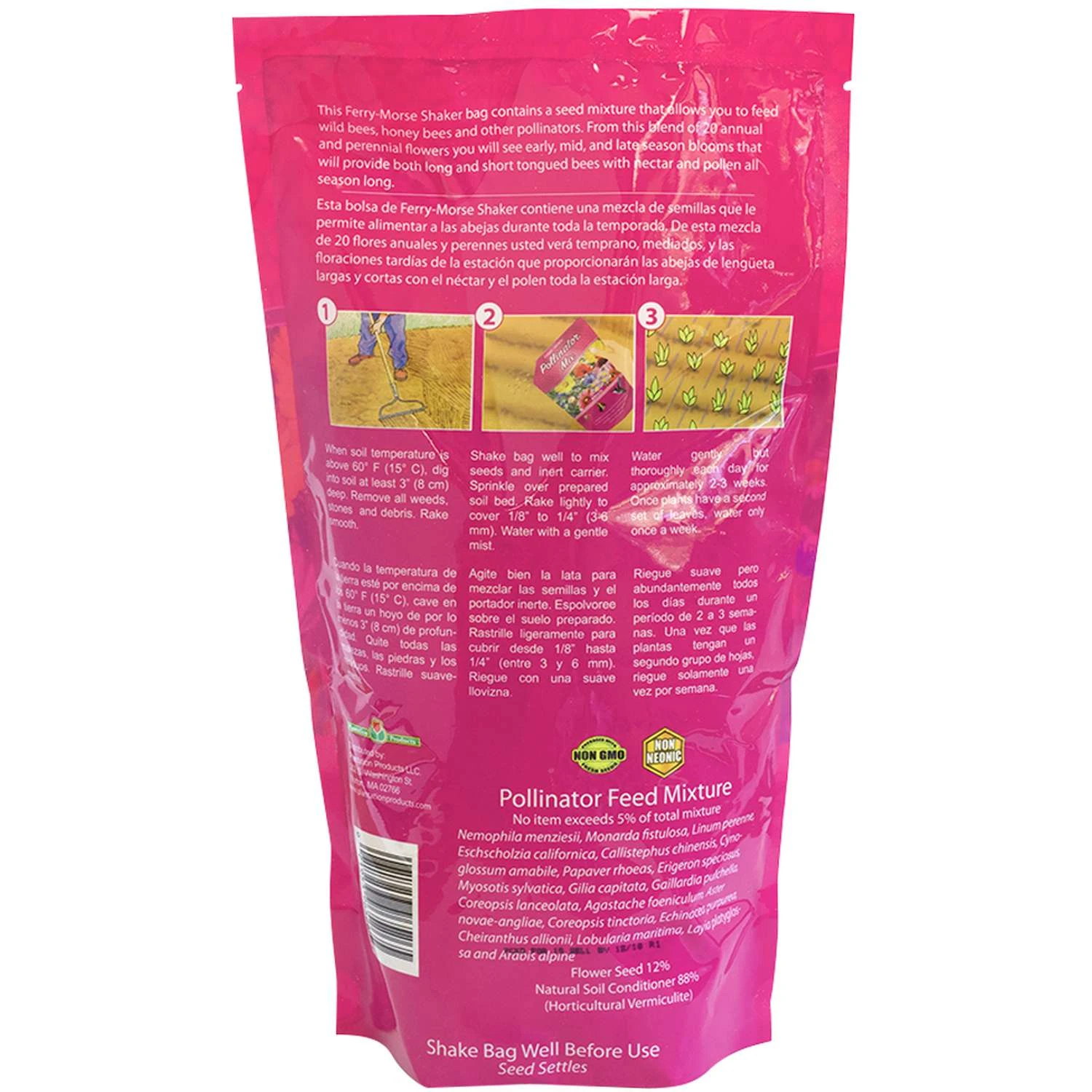 Ferry-Morse Pollinator Wildflower Mix Seeds 1 Pk 4 Ferry-Morse Pollinator Wildflower Mix Seeds 1 Pk - Image 2