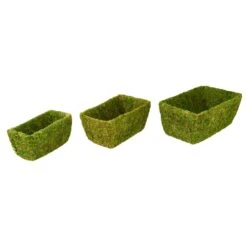 SuperMoss Deco Wire Shasta Planter Set Green