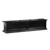 Mayne Fairfield 11 In. H X 11 In. W X 48 In. D Plastic Planter Box Black -ORBIT || ACE || TORO Shop 71ca9e69 9679 44d6 adf3 77fc3b15dd67