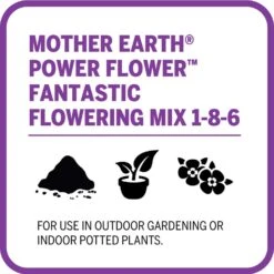 Mother Earth Power Flower Flowers/Fruits/Vegetables 1-8-6 Plant Fertilizer 4.4 Lb -ORBIT || ACE || TORO Shop 720b9006 4e7c 407b 9de0 fd6b9209eb68