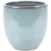 Deroma Koshi 15 In. H X 15 In. W X 15 In. D Ceramic Planter Turquoise