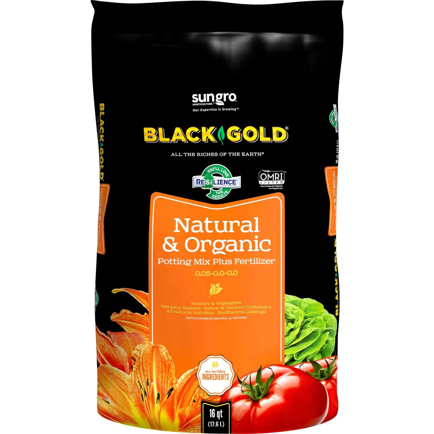 Black Gold Organic All Purpose Potting Mix 16 Qt 3 Black Gold Organic All Purpose Potting Mix 16 Qt