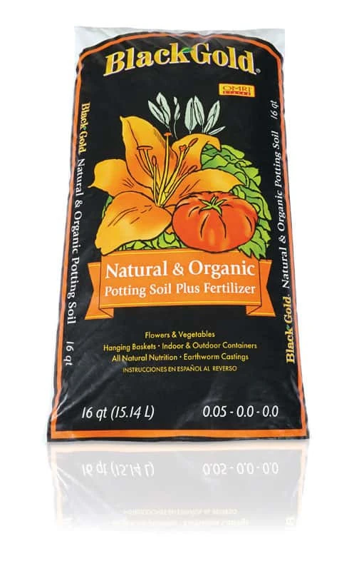 Black Gold Organic All Purpose Potting Mix 16 Qt 4 Black Gold Organic All Purpose Potting Mix 16 Qt - Image 2