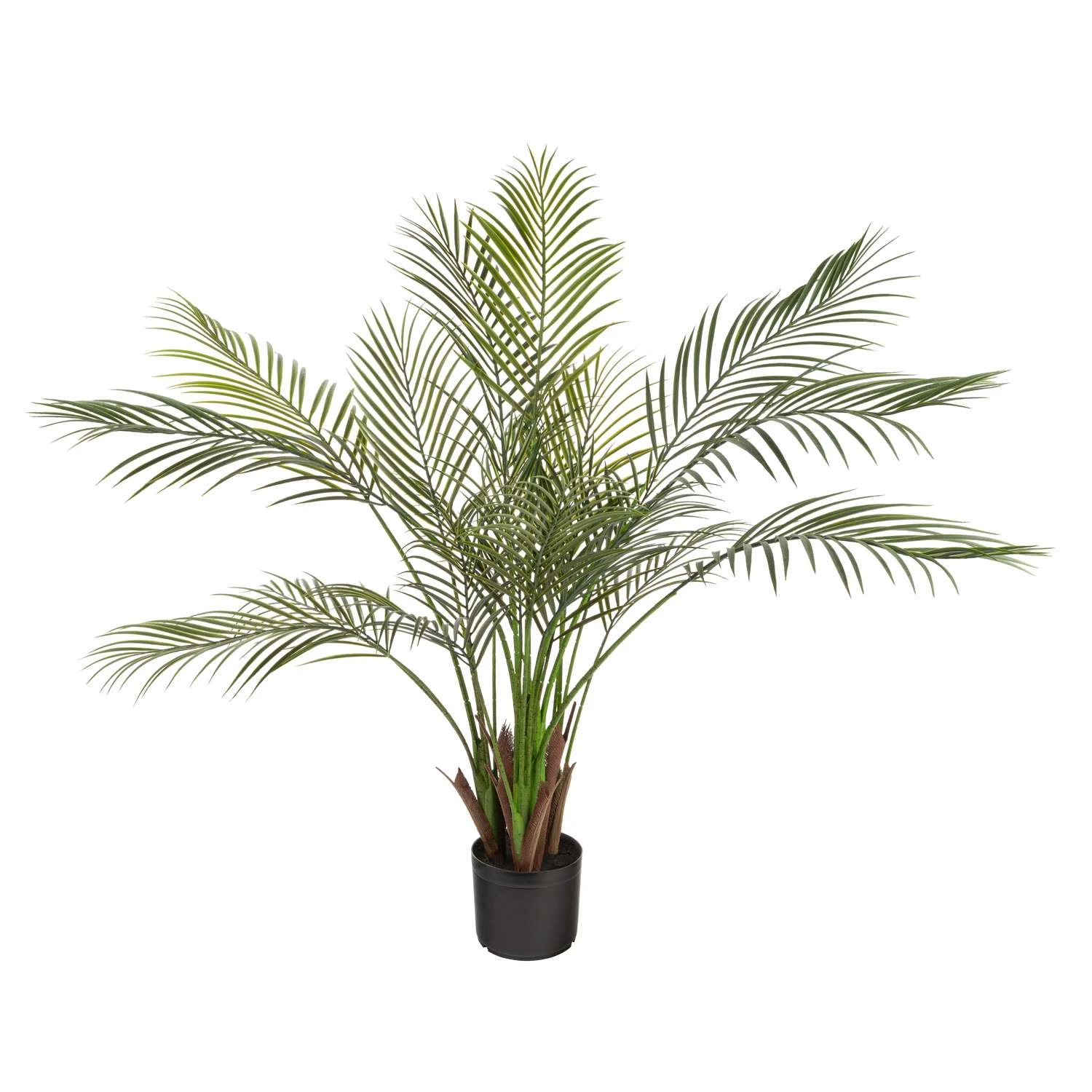 Naturae Decor 47 In. H Plastic Artificial Arca Palm Green 3 Naturae Decor 47 In. H Plastic Artificial Arca Palm Green