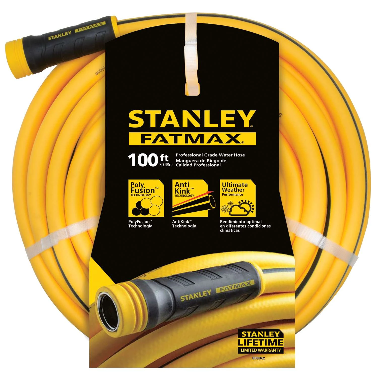 Stanley Fatmax 5/8 In. D X 100 Ft. L Heavy Duty Contractor Grade Garden Hose 3 Stanley Fatmax 5/8 In. D X 100 Ft. L Heavy Duty Contractor Grade Garden Hose