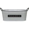 Panacea 6.75 In. H X 16 In. W Metal Milkhouse Feed & Seed Co Planter White 2 Panacea 6.75 In. H X 16 In. W Metal Milkhouse Feed & Seed Co Planter White -ORBIT || ACE || TORO Shop 7944c7be 4709 44ab 8d56 7b162c999307