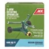 Ace Metal Wheeled Base Rotating Sprinkler 1600 Sq Ft 1 Pk 2 Ace Metal Wheeled Base Rotating Sprinkler 1600 Sq Ft 1 Pk -ORBIT || ACE || TORO Shop 7952a5fd 6e24 4843 9e90 84b018768d9a