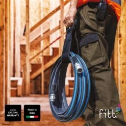 Fitt Force Pro 3/4 In. D X 100 Ft. L Heavy Duty Commercial Grade Garden Hose -ORBIT || ACE || TORO Shop 7a06d52a e0e8 4aa4 822e eee5474e287d