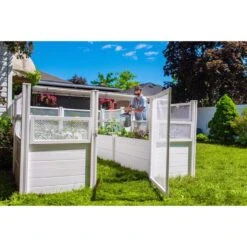 Vita Classic 22 In. H X 144 In. W X 96 In. D Vinyl Raised Garden Bed White -ORBIT || ACE || TORO Shop 7a60bd7a 1cea 4f49 bca3 cc58a410fff9