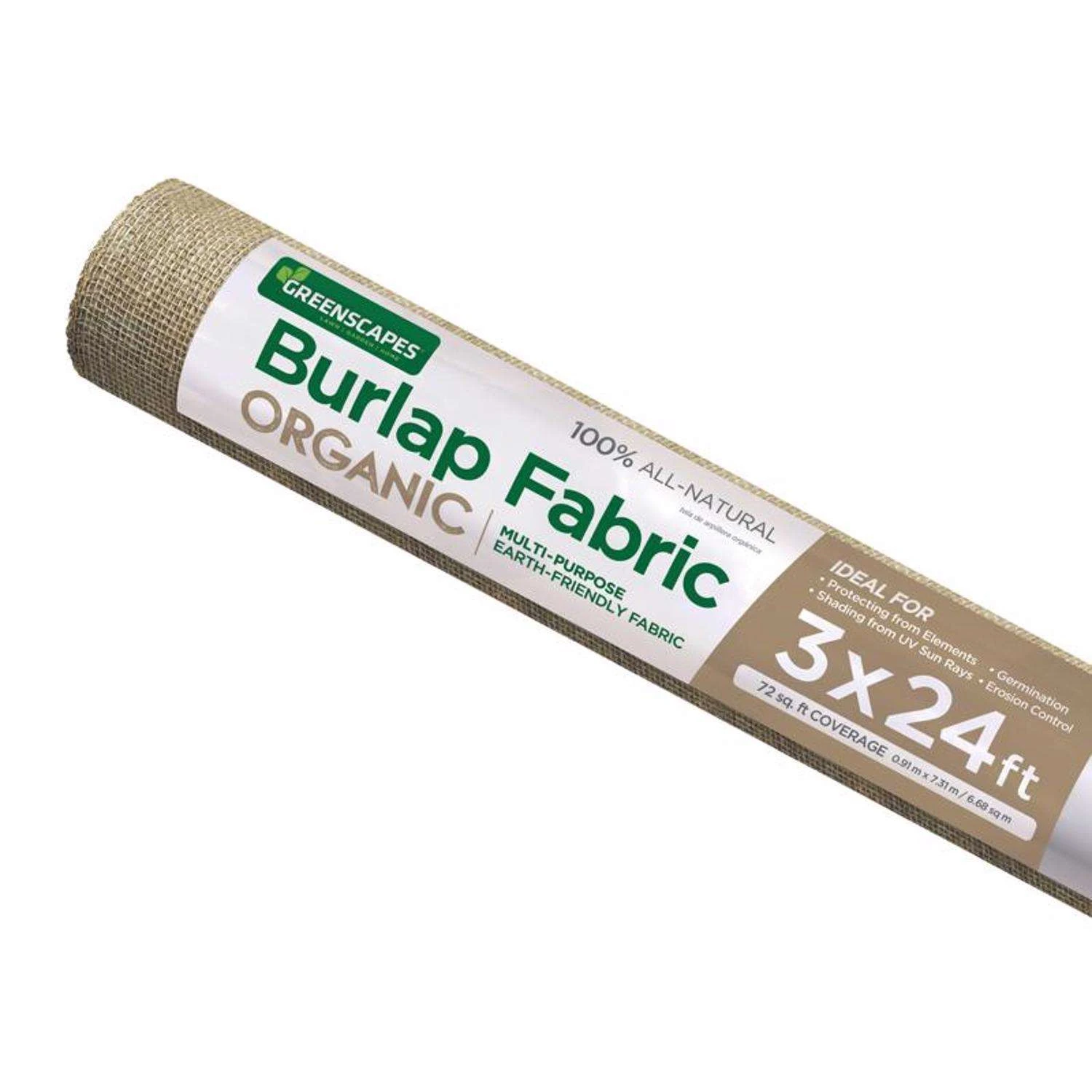 Greenscapes 3 Ft. W X 24 Ft. L Burlap Landscape Fabric 3 Greenscapes 3 Ft. W X 24 Ft. L Burlap Landscape Fabric