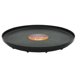 Down Under 16 In. D Plastic Plant Turner Black