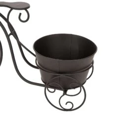 Glitzhome 20.75 In. H X 20 In. W X 7.25 In. D Metal Bicycle Garden Planter Black -ORBIT || ACE || TORO Shop 7e33fd1e 8cf8 4774 af94 e2cdd9394800