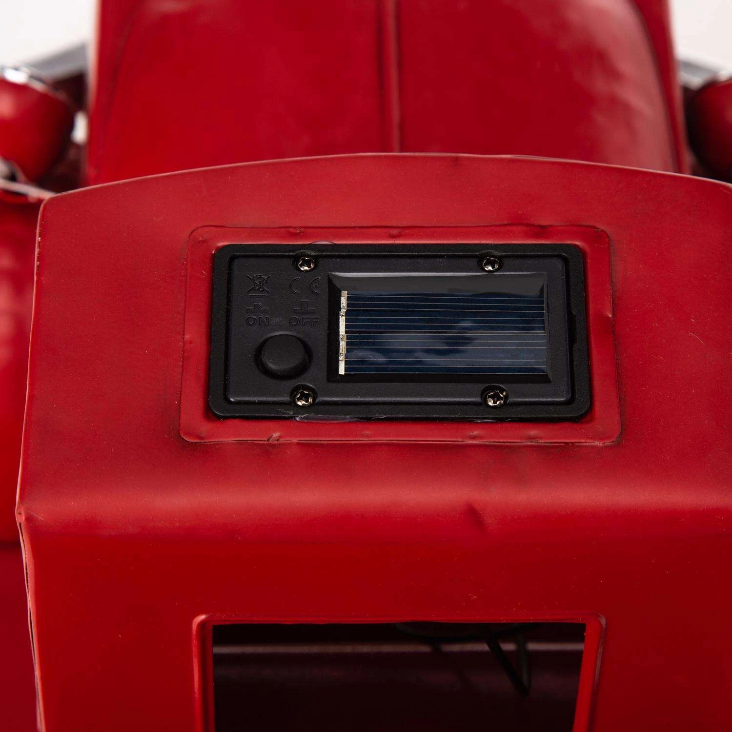 Glitzhome 9.25 In. H Red Iron/Plastic Plant Stand 9 Glitzhome 9.25 In. H Red Iron/Plastic Plant Stand - Image 7