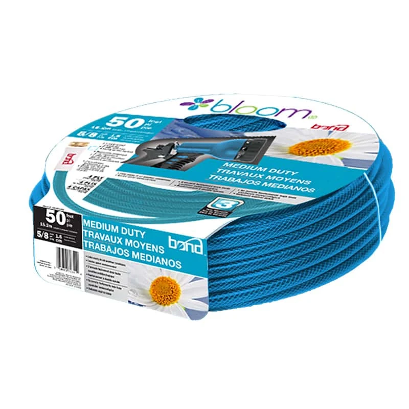 Bond Bloom 5/8 In. D X 50 Ft. L Medium Duty Garden Hose 3 Bond Bloom 5/8 In. D X 50 Ft. L Medium Duty Garden Hose