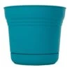 Bloem 12.8 In. H X 14.5 In. D Resin Planter Teal