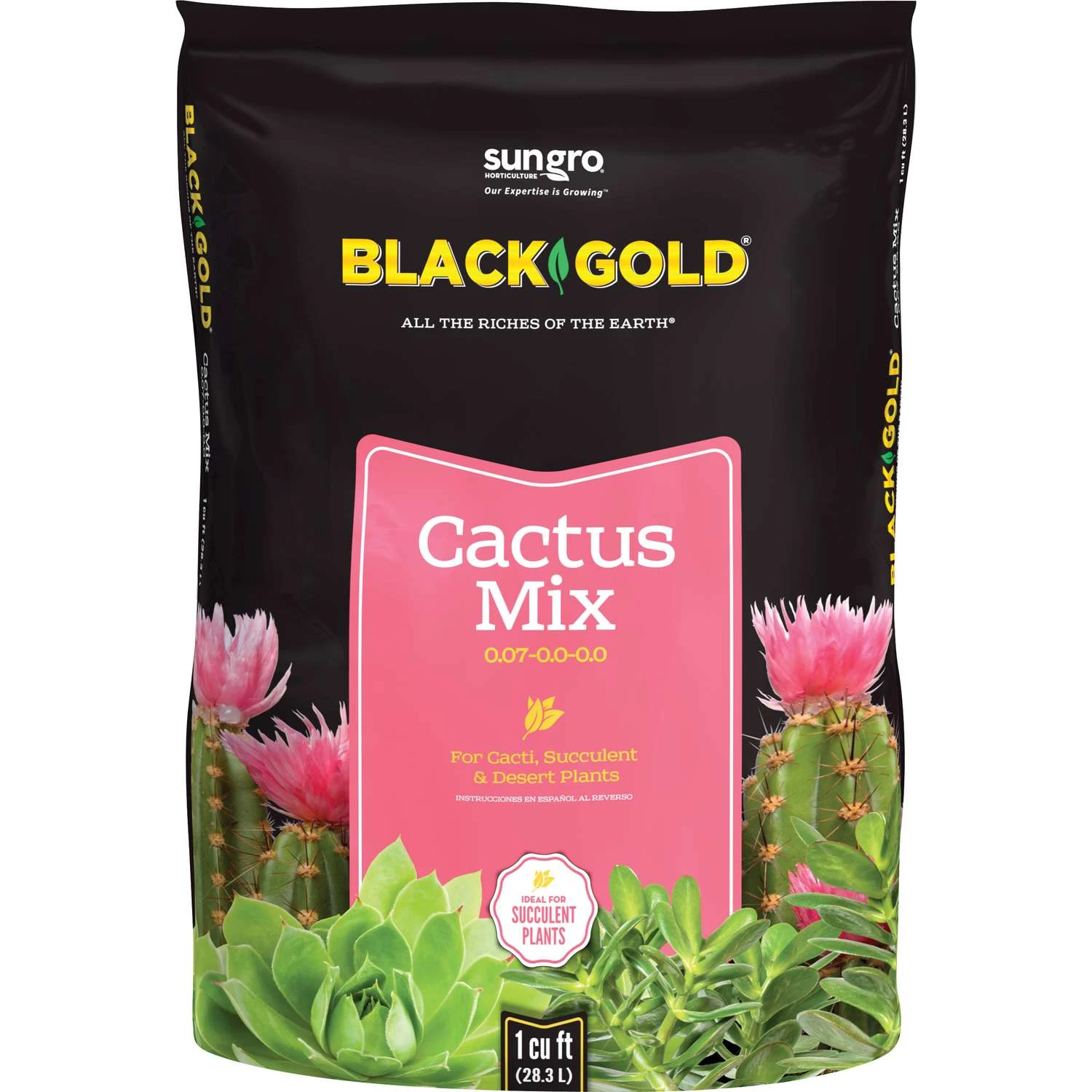 Black Gold Organic Cacti And Succulent Potting Mix 1 Cu Ft 3 Black Gold Organic Cacti And Succulent Potting Mix 1 Cu Ft